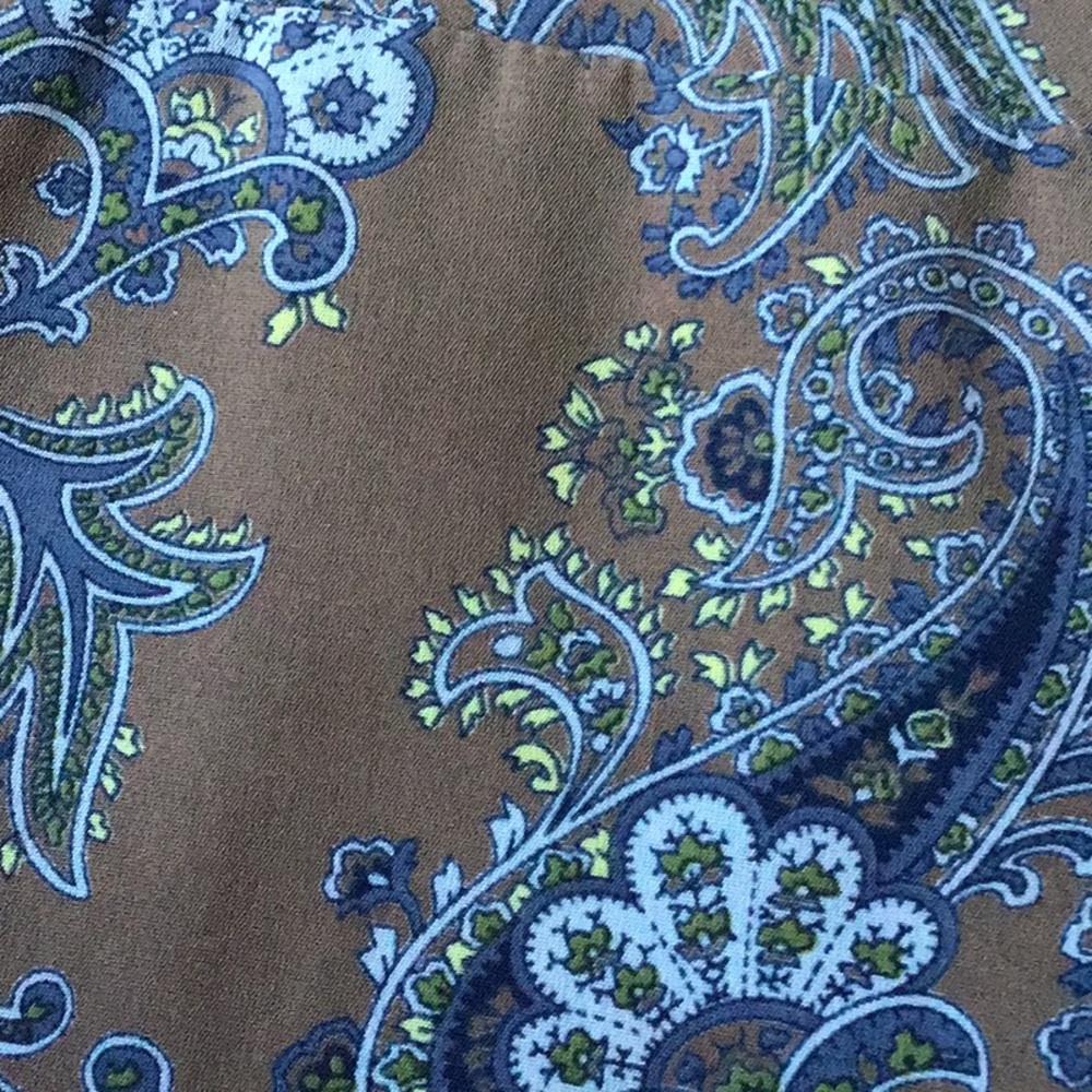 Sleeveless blouse top shell paisley print - Picture 2 of 5